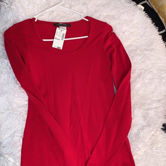 ❤️LADIES RED MANDEE SPANDEX DRESS ❤️ - Picture 5 of 5